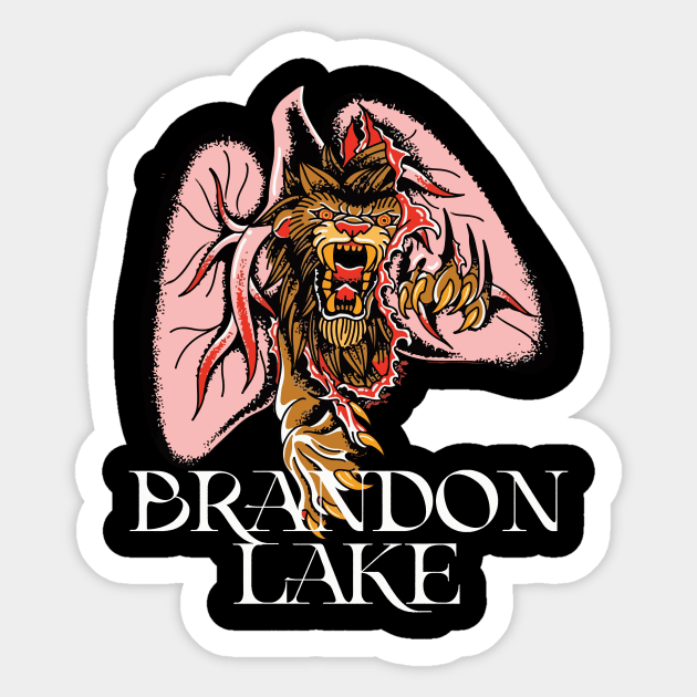 Brandon Lake Sticker by Beata Lazaro